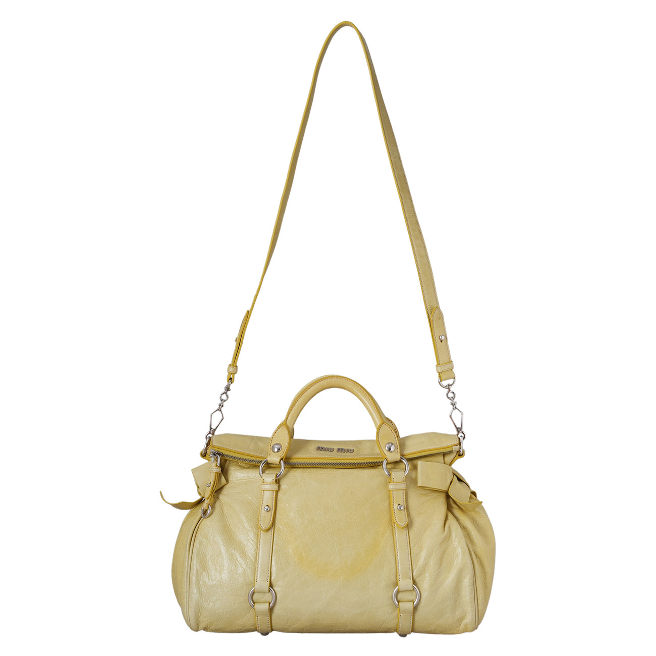 MIU MIU(USED)리본 사첼백